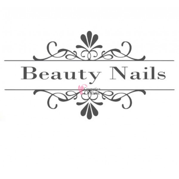 Sablon sticker de perete pentru salon de infrumusetare - J055L - Beauty Nail - Grey